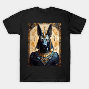 Anubis In Mosaic Style T-Shirt